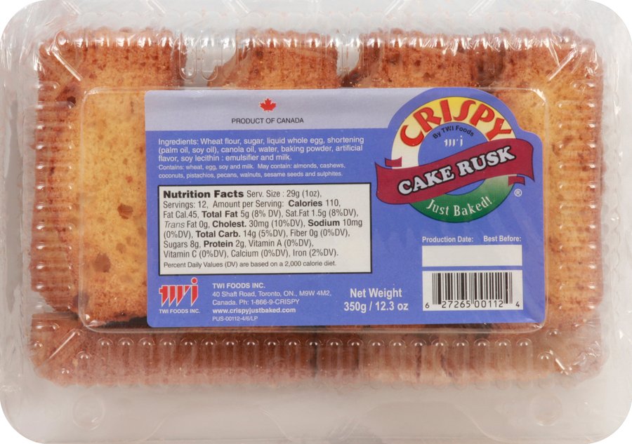 TWI Foods Inc. Crispy Cake Rusk - Shop Crackers & breadsticks at H-E-B