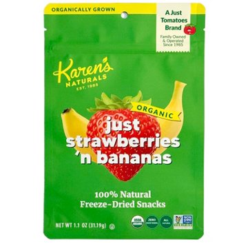 Karen's Naturals Organic Strawberries 'n Bananas, 2 oz