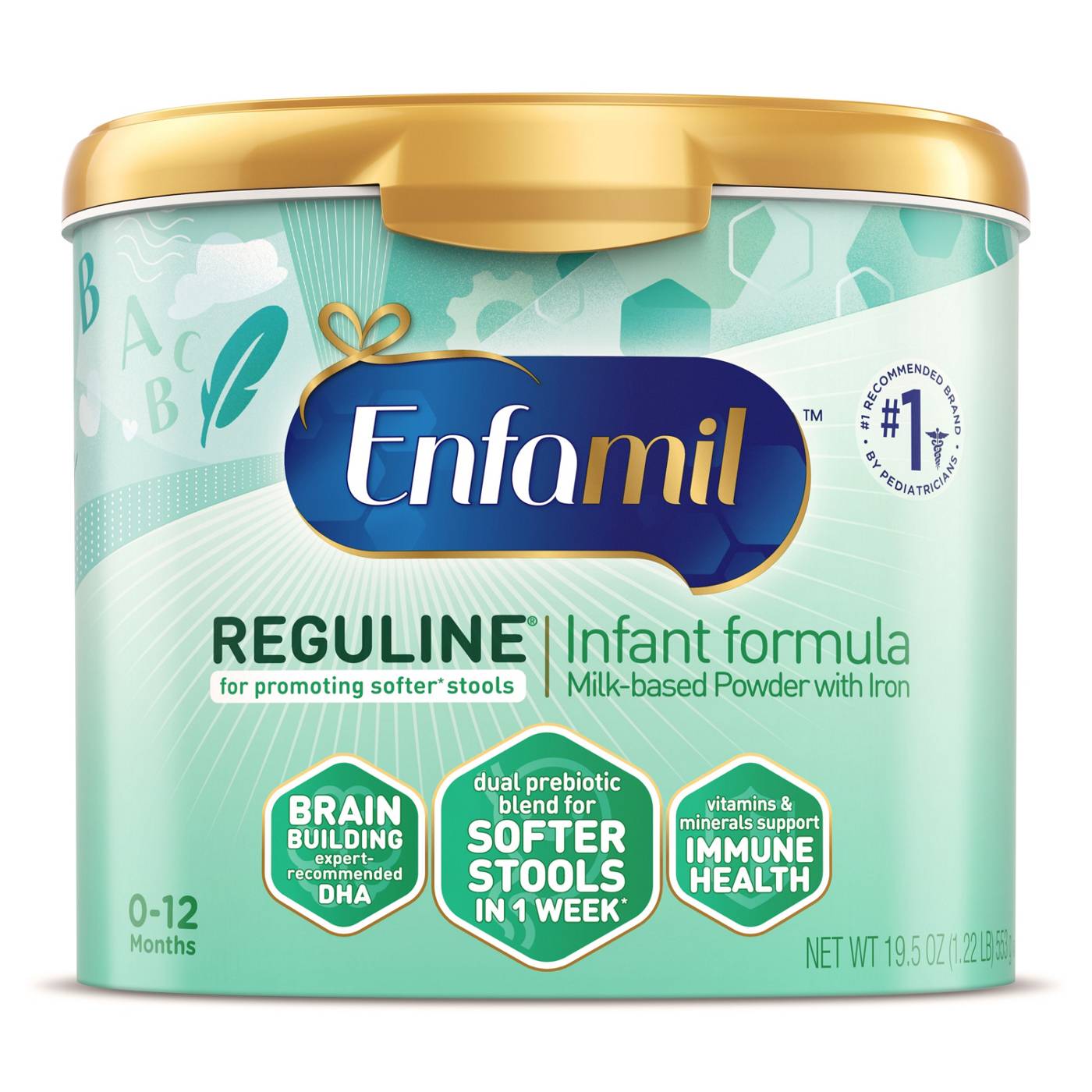 Enfamil Reguline Milk-Based Powder Baby Formula with Iron; image 1 of 8