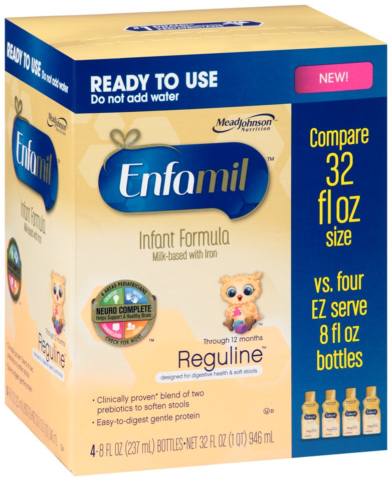 Enfamil Reguline MilkBased ReadytoFeed Infant Formula Bottles Shop