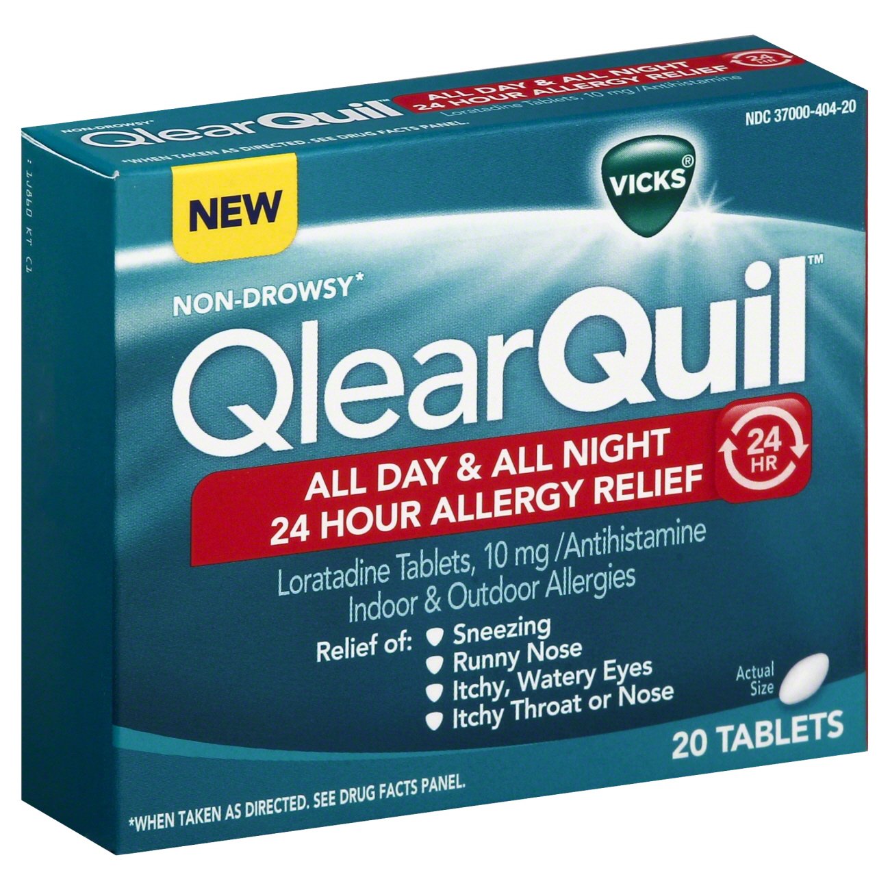 Vicks QlearQuil All Day & All Night 24 Hour Allergy Relief - Shop Sinus ...