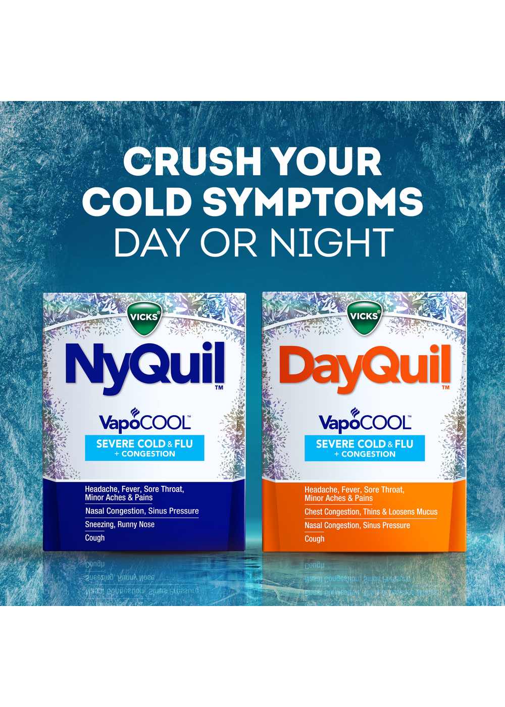 Vicks DayQuil + NyQuil VapoCOOL SEVERE  Cold & Flu + Congestion Combo Pack; image 4 of 8