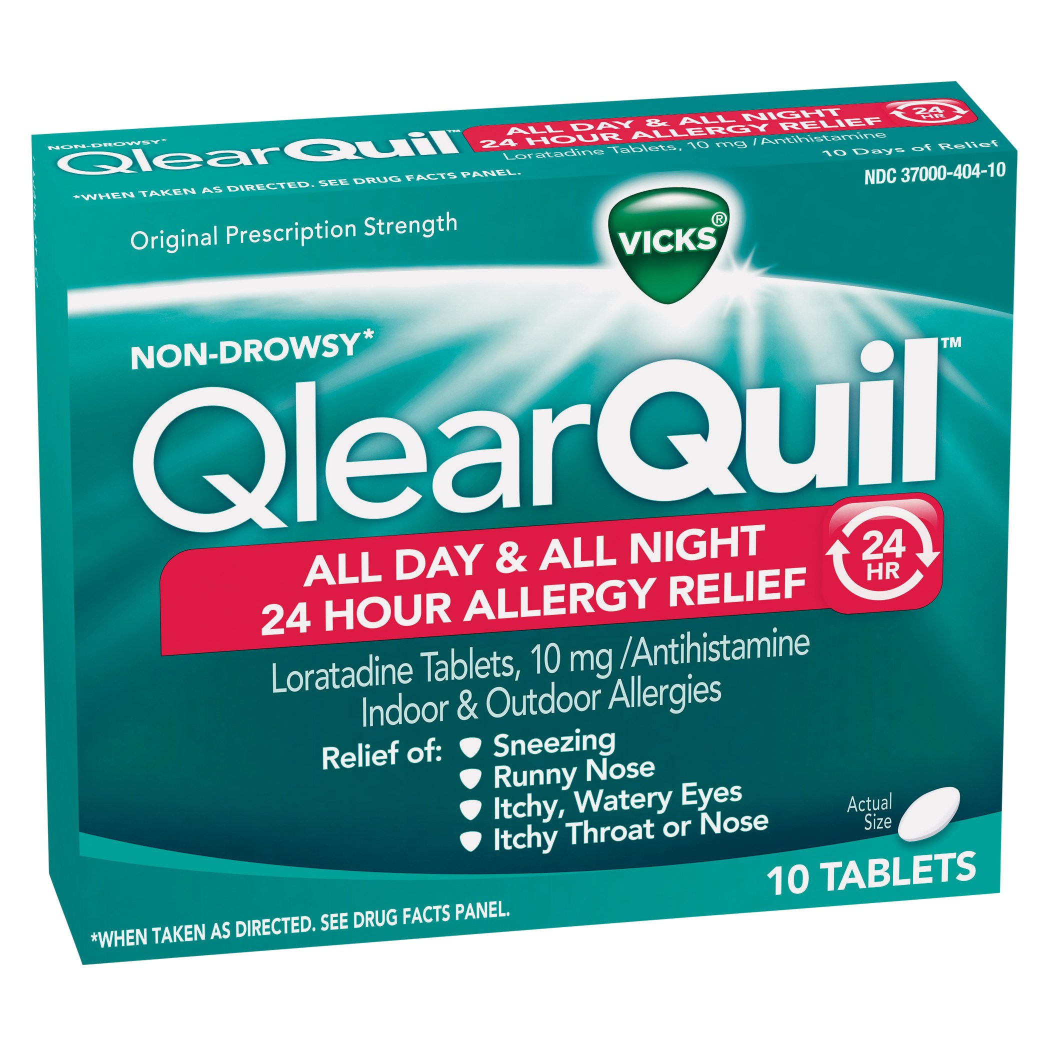 Vicks ClearQuil All Day All Night 24 Hour Allergy Relief - Shop Cough ...