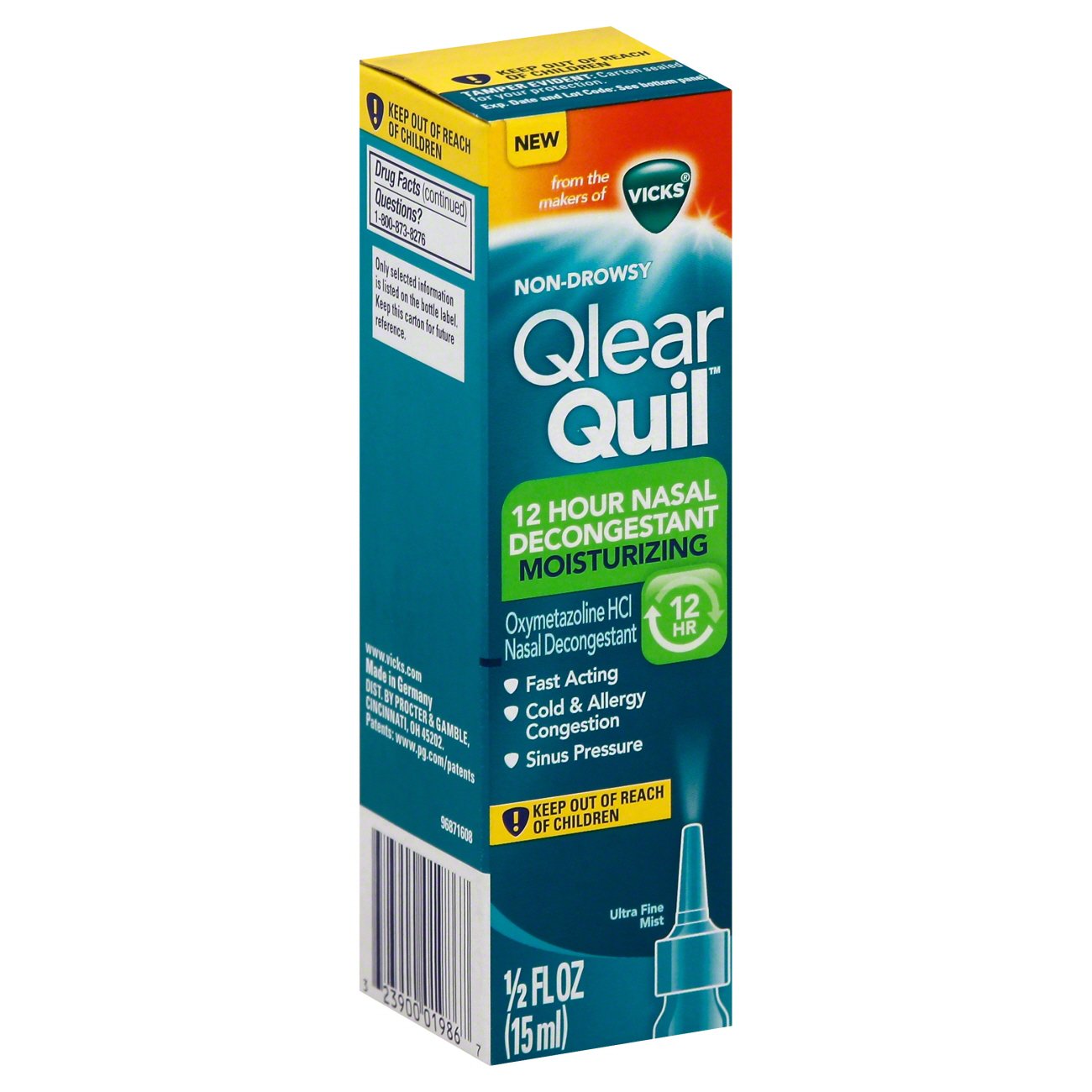 Vicks QlearQuil Sinus & Congestion Nasal Spray Shop Sinus & Allergy
