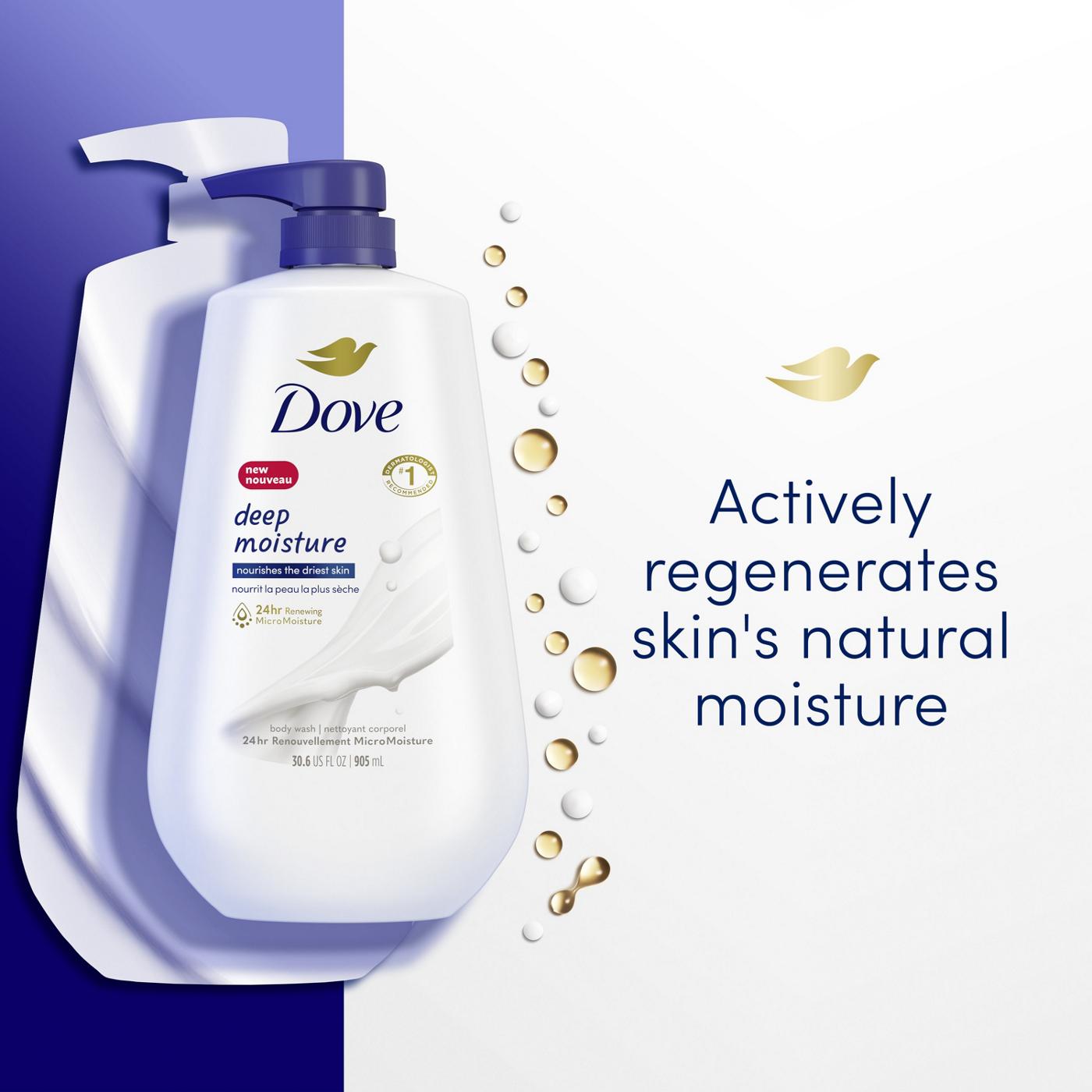 Dove Deep Moisture Body Wash with Pump; image 6 of 9