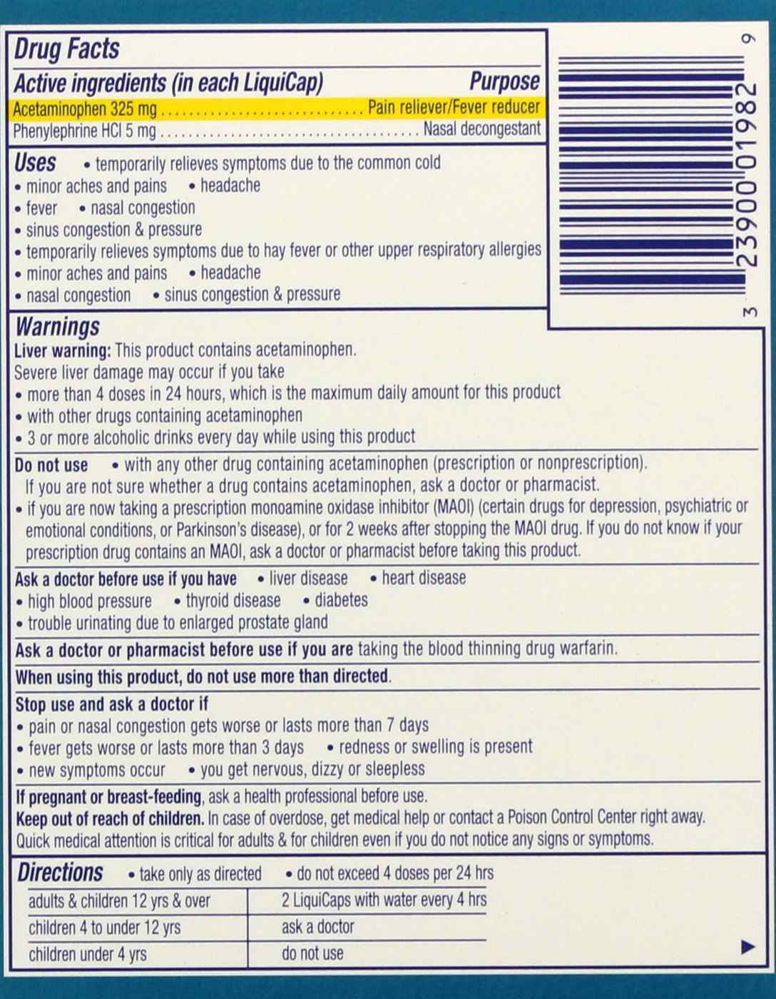 Vicks QlearQuil Daytime Sinus & Congestion Relief; image 2 of 2