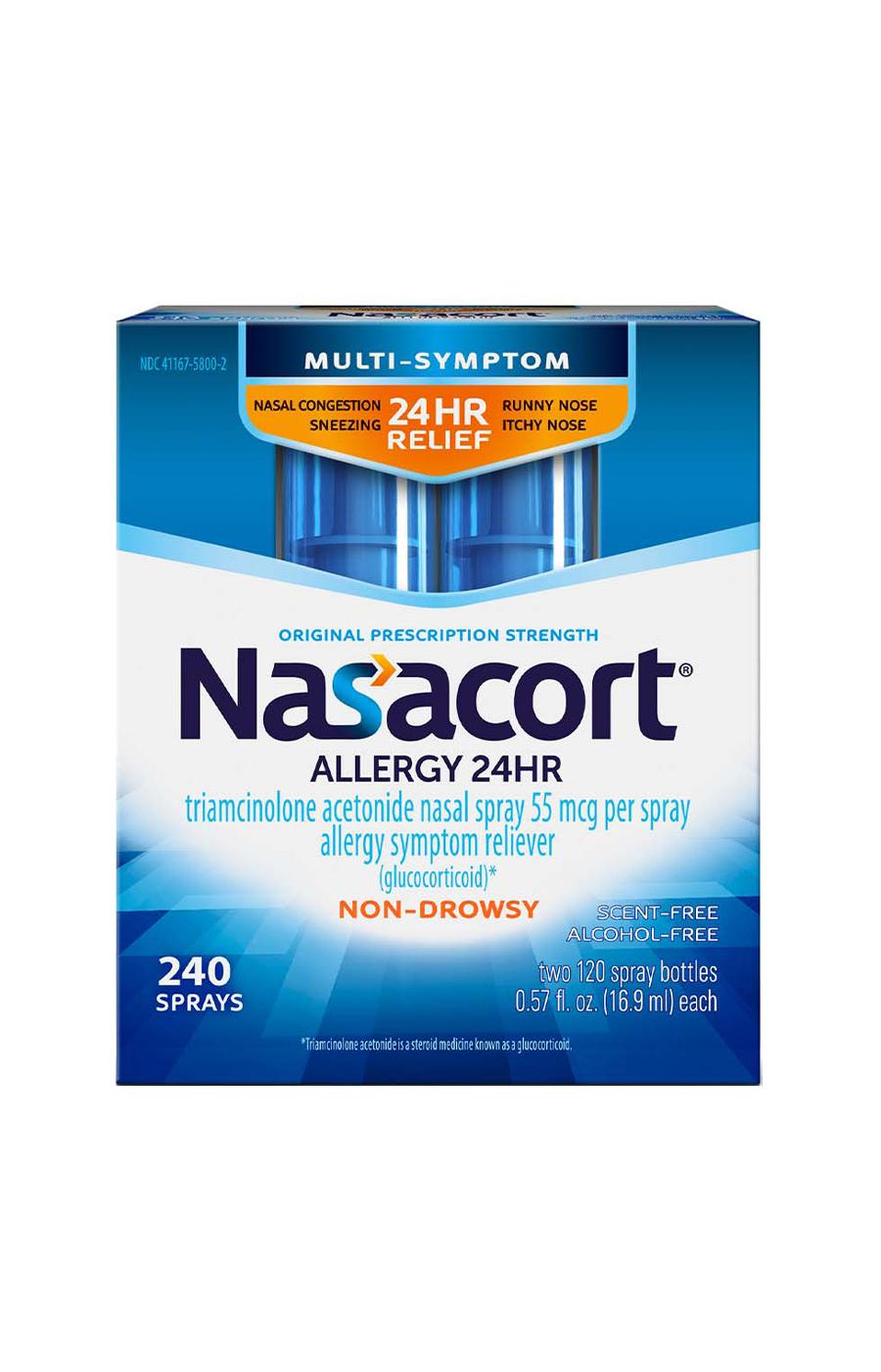 Nasacort Allergy 24 Hour Relief Nasal Spray; image 1 of 8