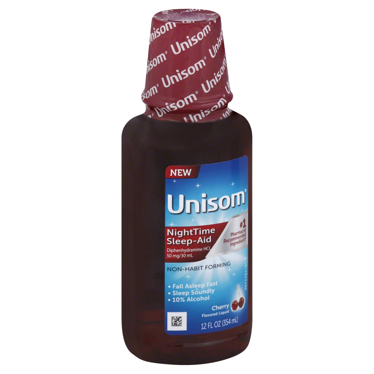 Unisom Nighttime Sleep Aid Liquid Cherry Shop Sleep & Snoring Aids at HEB