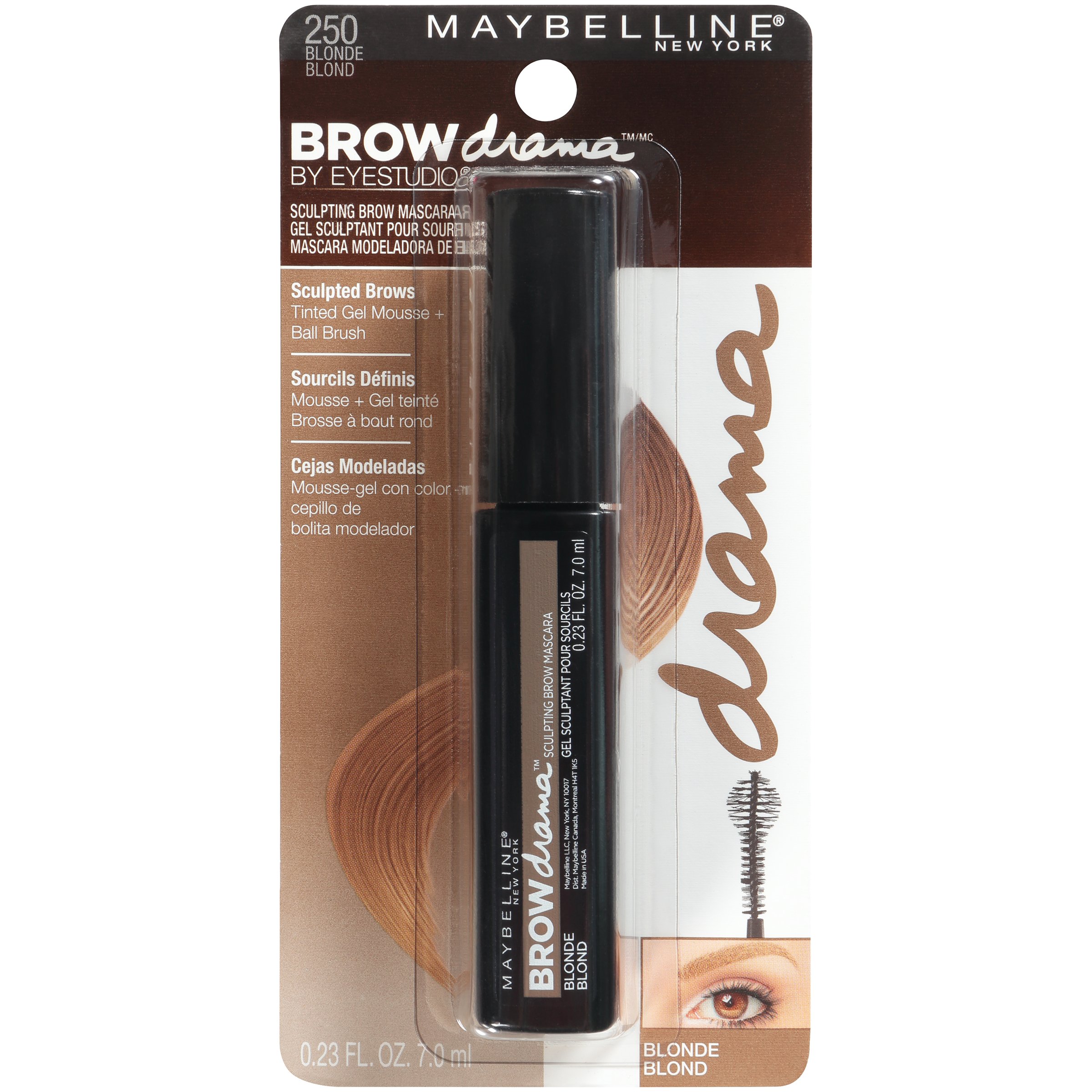 Maybelline Brow Drama Sculpting Eyebrow Mascara, Blonde Shop Eyes at