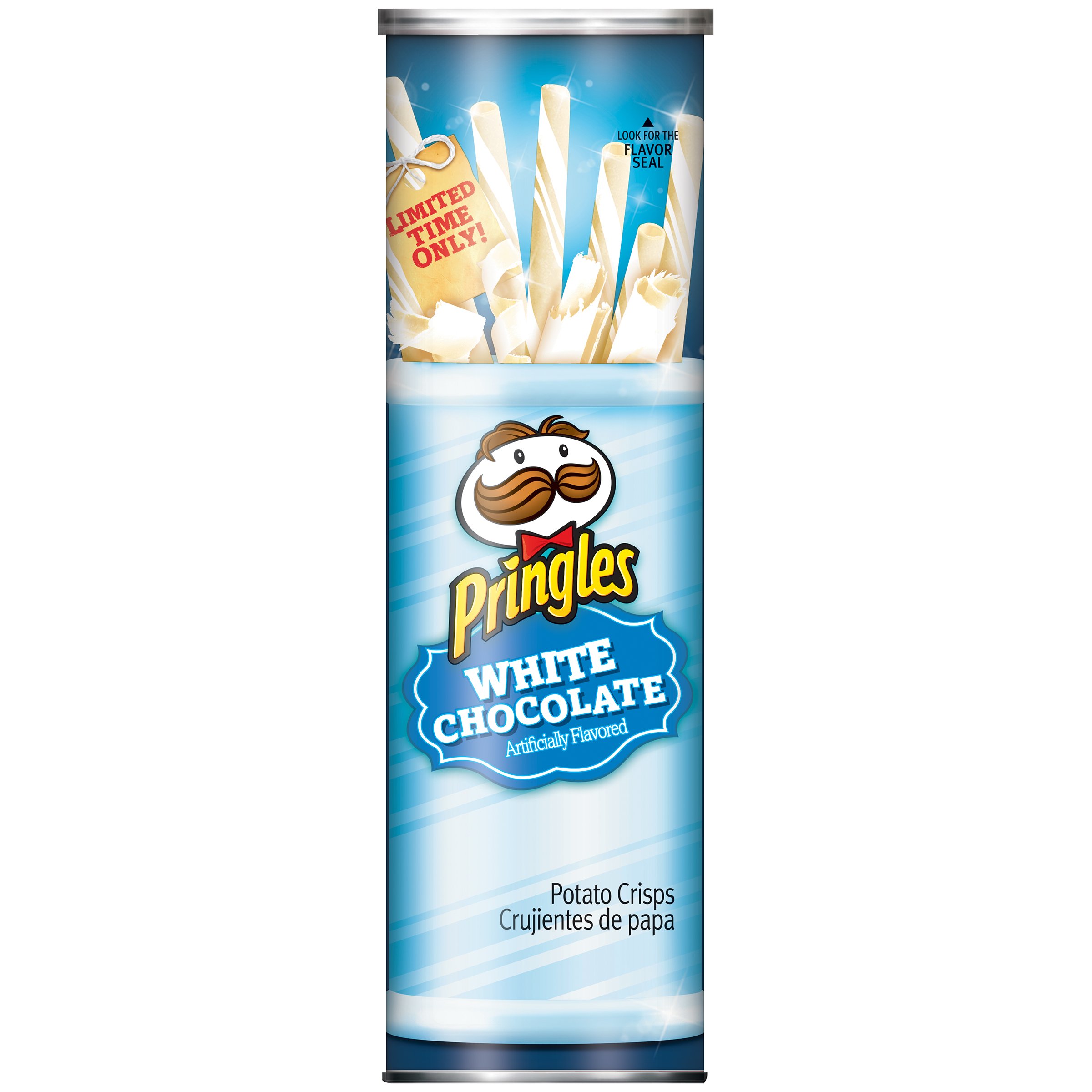 Pringles White Chocolate Shop Chips at HEB
