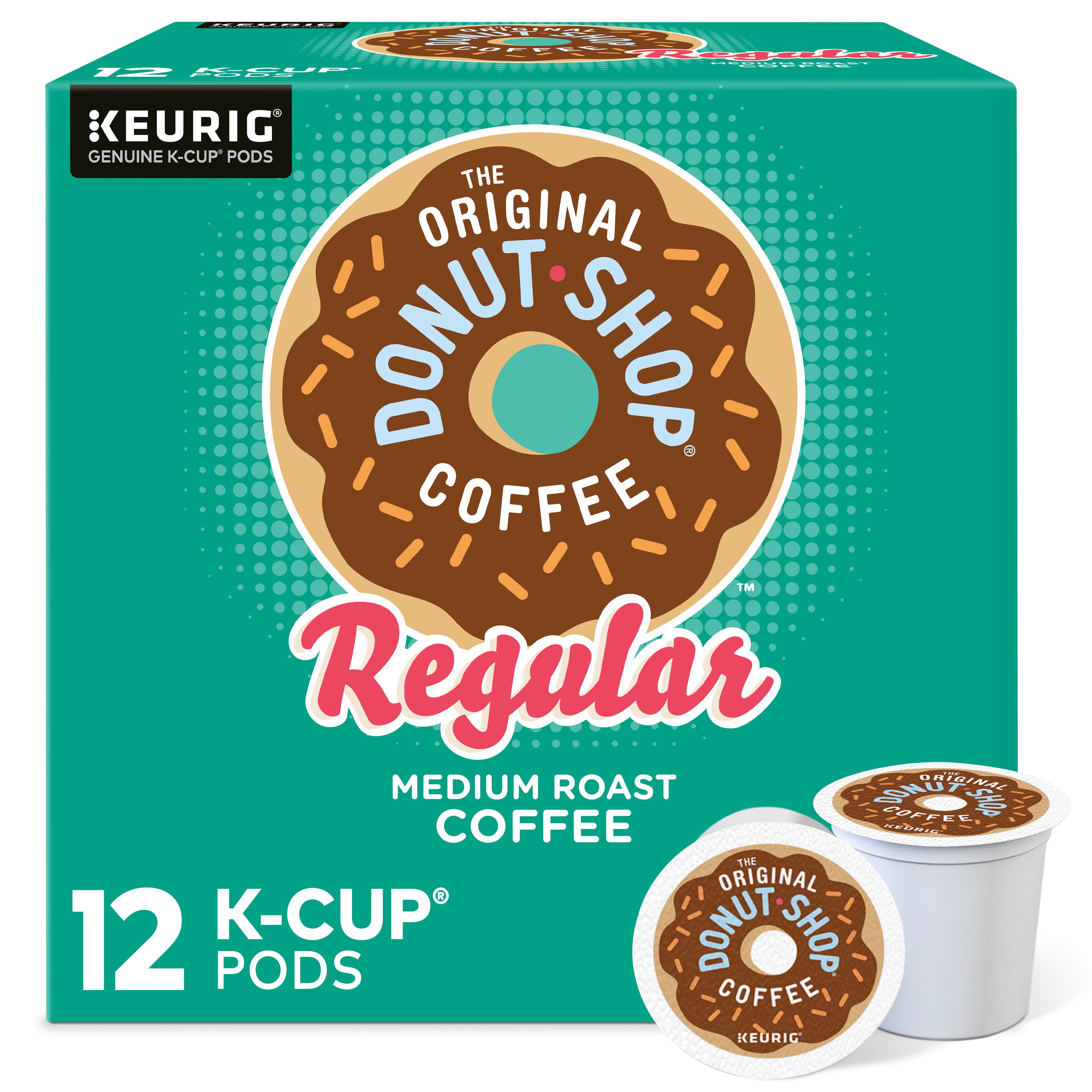 ilt emulering Såvel Donut Shop Regular Medium Roast Single Serve Coffee K Cups - Shop Coffee at  H-E-B