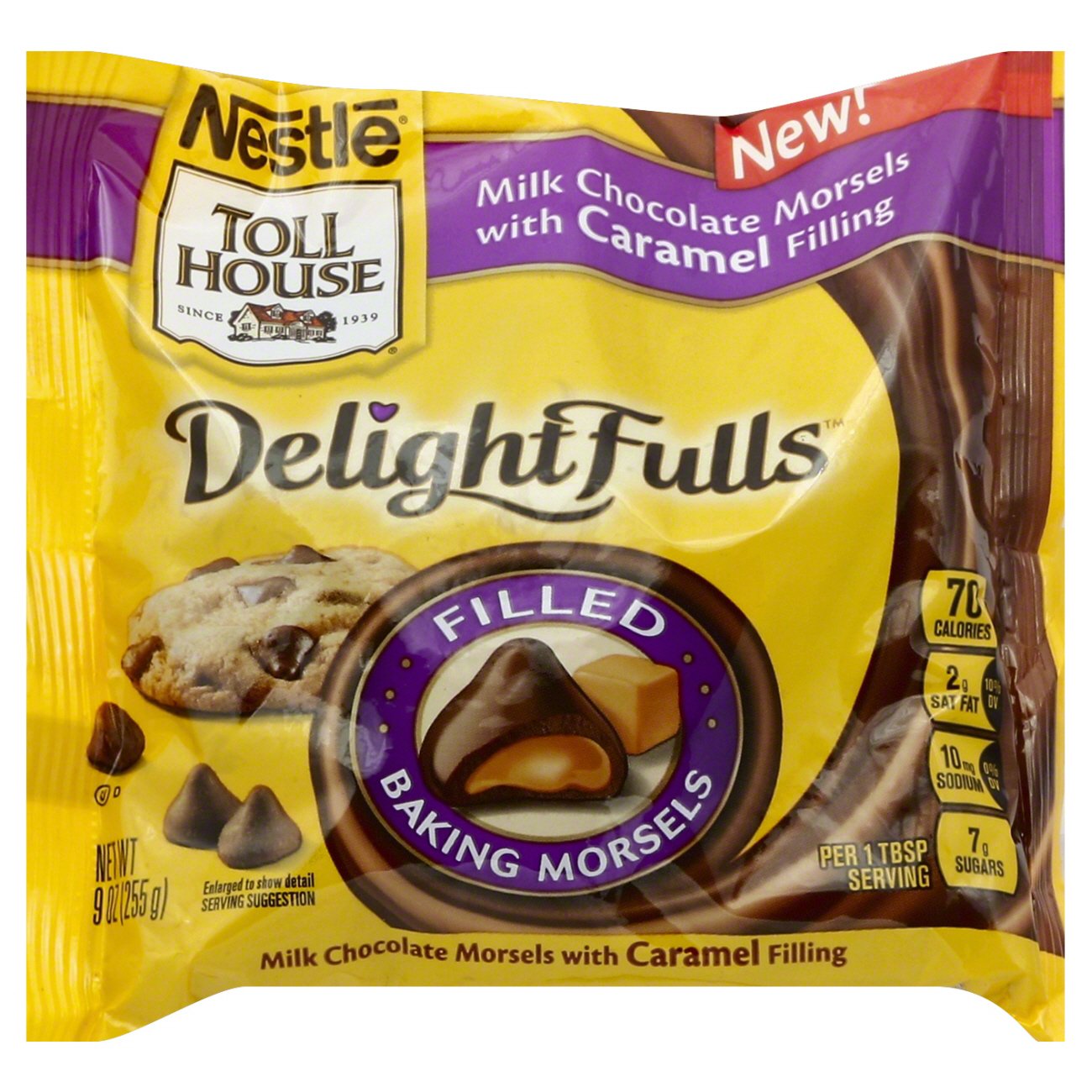 Nestle TollHouse Delightfulls Milk Chocolate & Caramel Morsels - Shop  Baking Chocolate & Candies at H-E-B