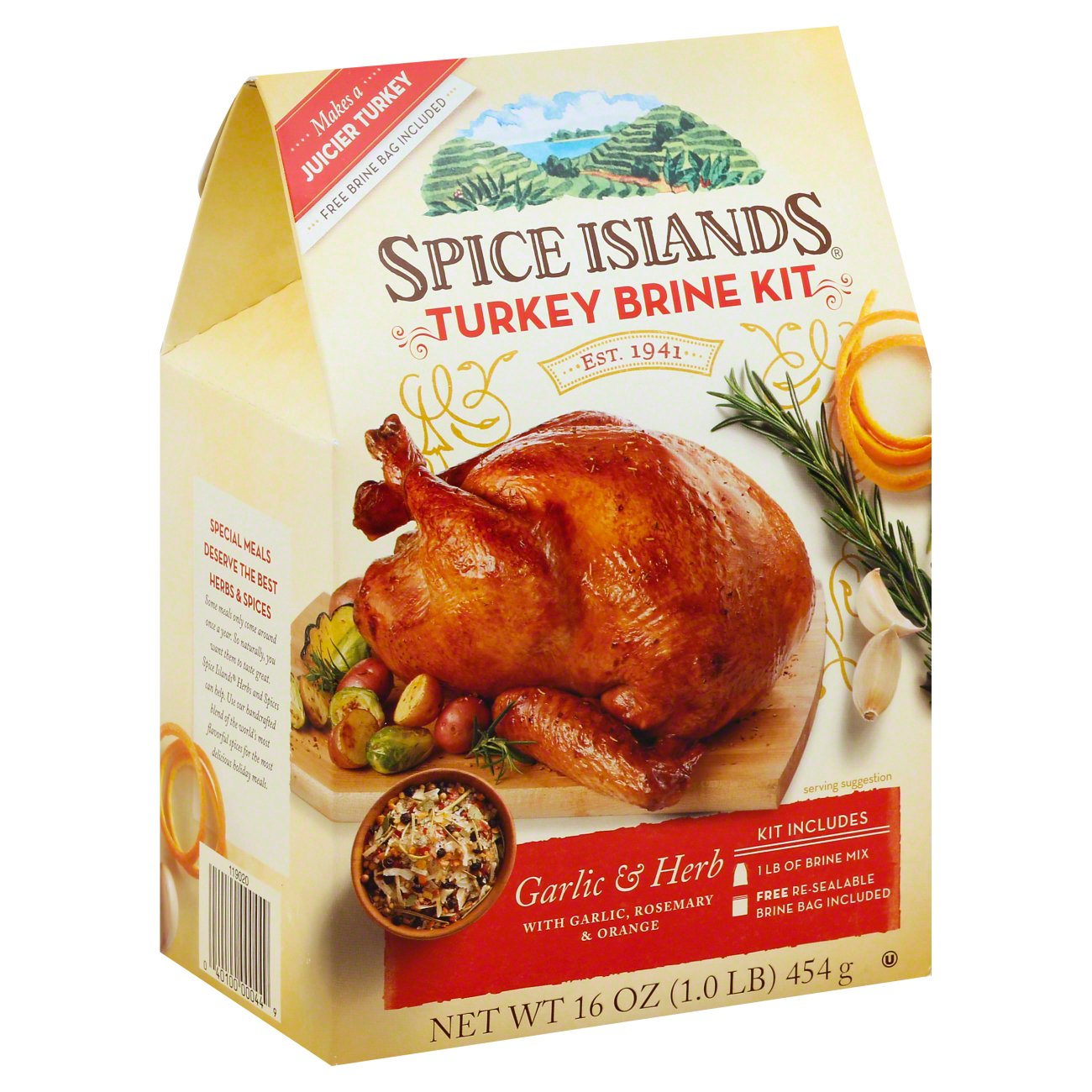 Spice Islands Turkey Brine Kit Garlic & Herb Shop Spice Mixes at HEB