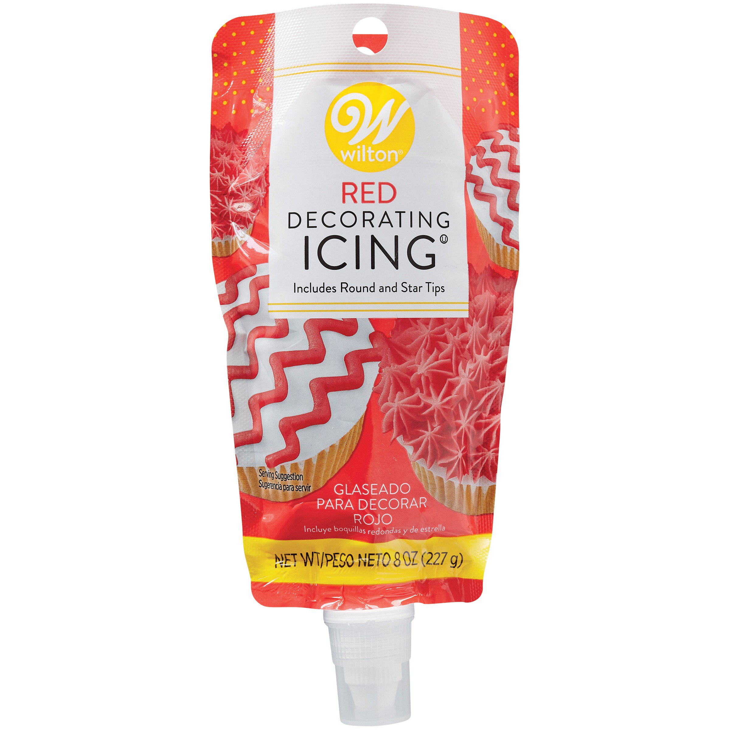 Wilton Red Decorating Icing Pouch with Tips Shop Icing & decorations