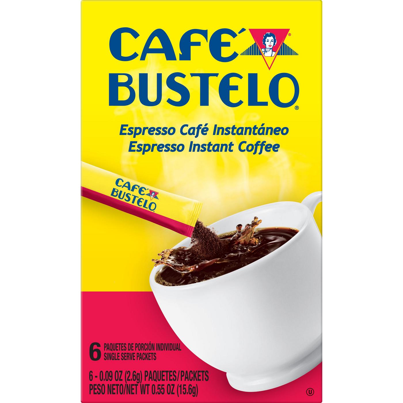 Cafe Bustelo Espresso Instant Coffee Packets; image 1 of 8