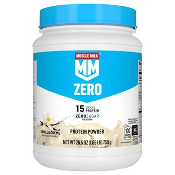 Muscle Milk Zero Sugar 15g Protein Powder - Vanilla Creme
