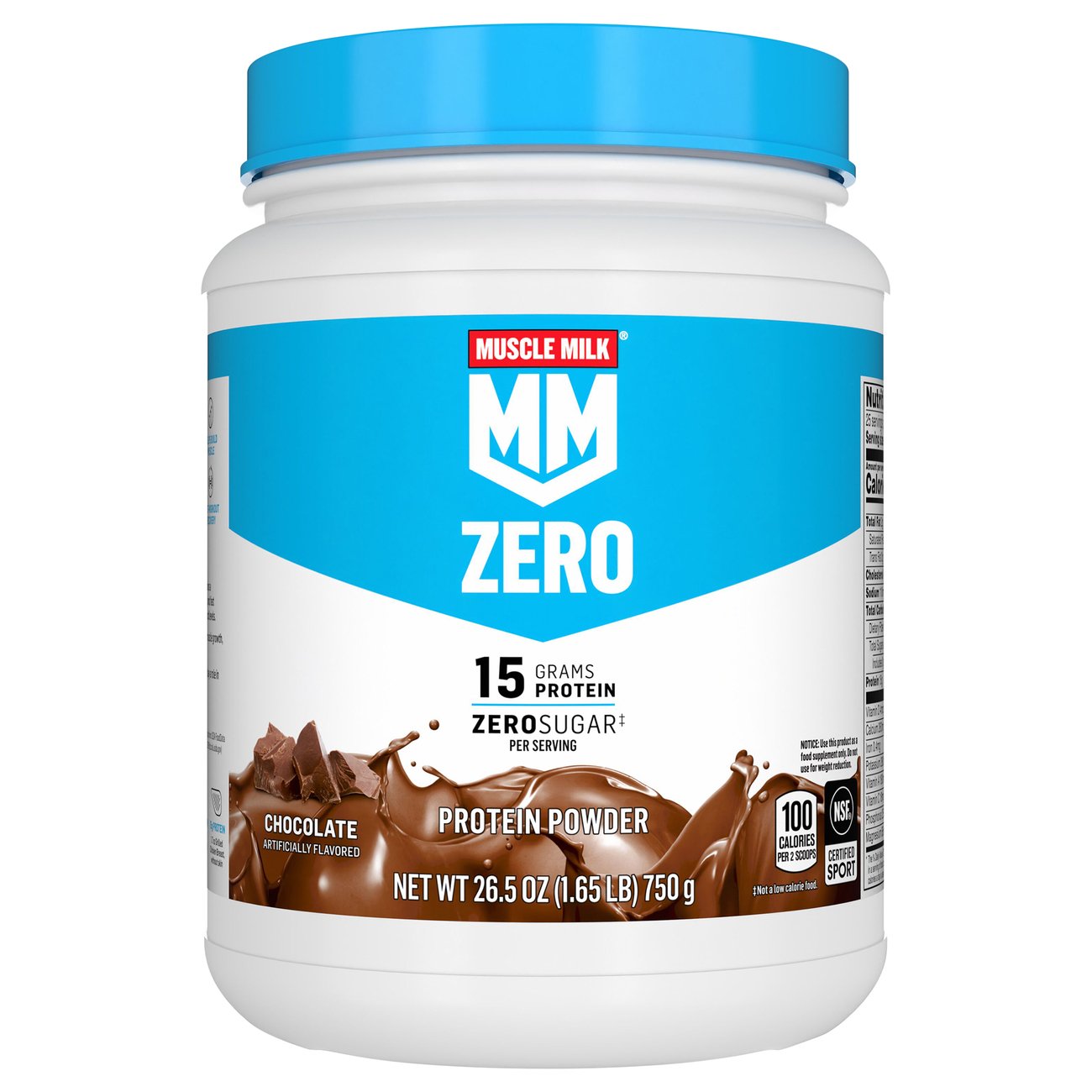Muscle Milk Zero Protein Powder Chocolate Shop Diet & fitness at HEB