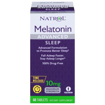 Natrol Melatonin Advanced Sleep Tablets - 10 mg, 60 ct