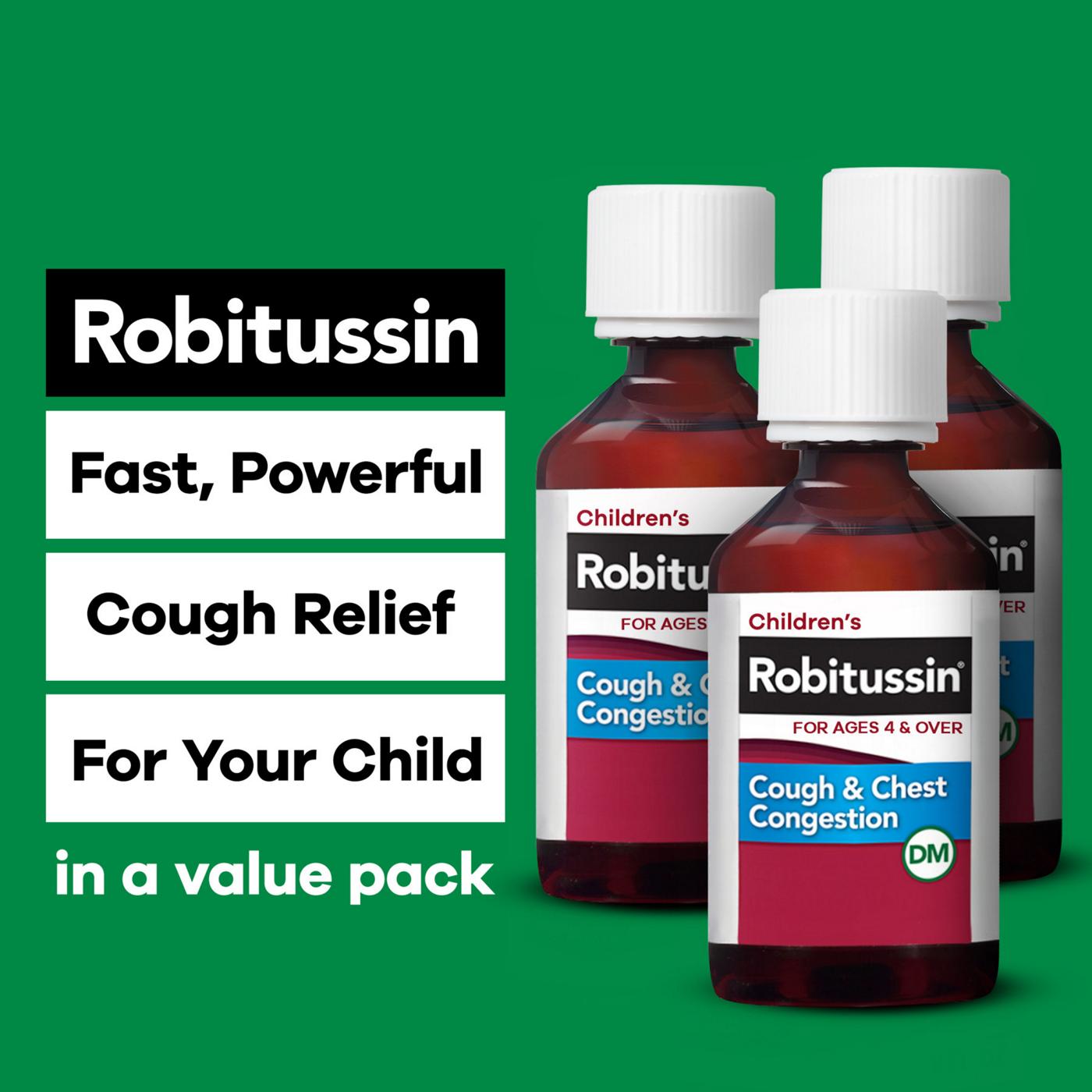 Robitussin Children's Cough & Chest Congestion DM Liquid - Grape; image 6 of 7