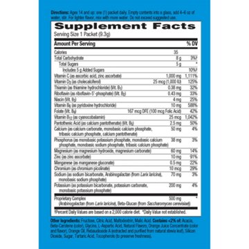 Emergen-C Immune+ Triple Action Immune Support Powder, BetaVia (R), 1000mg Vitamin C, B
Vitamins, Vitamin D and Antioxidants, Super Orange, 10 ct