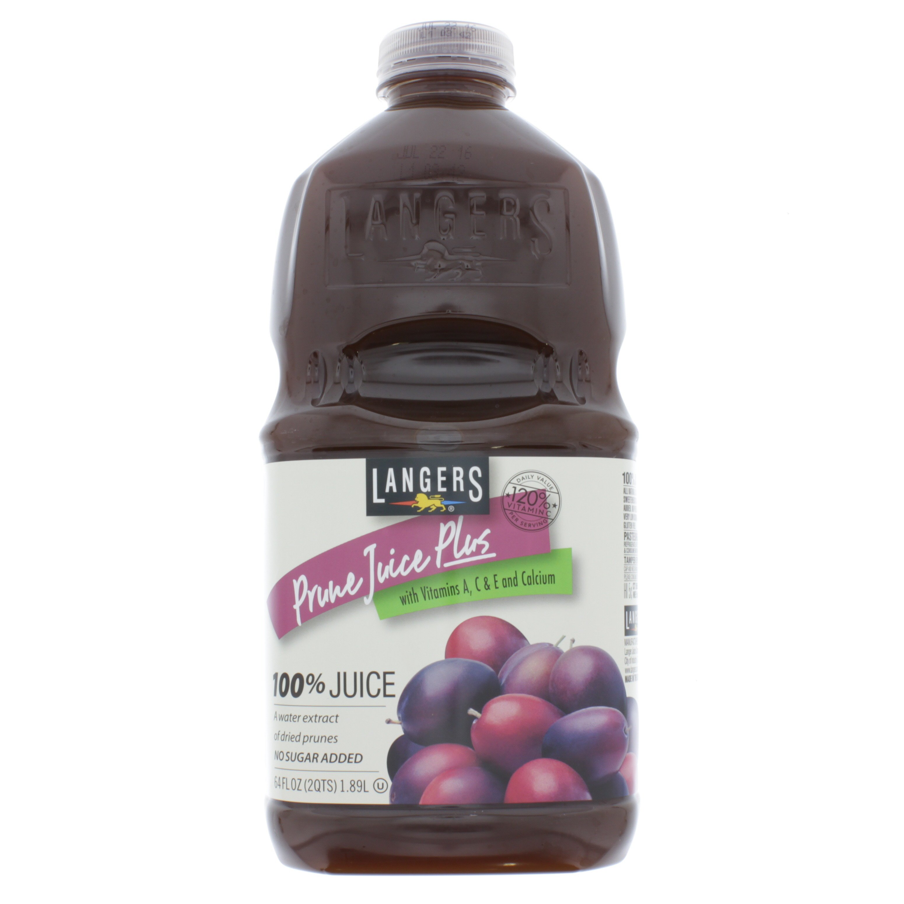 Langers Prune Juice Plus - Shop Juice at H-E-B