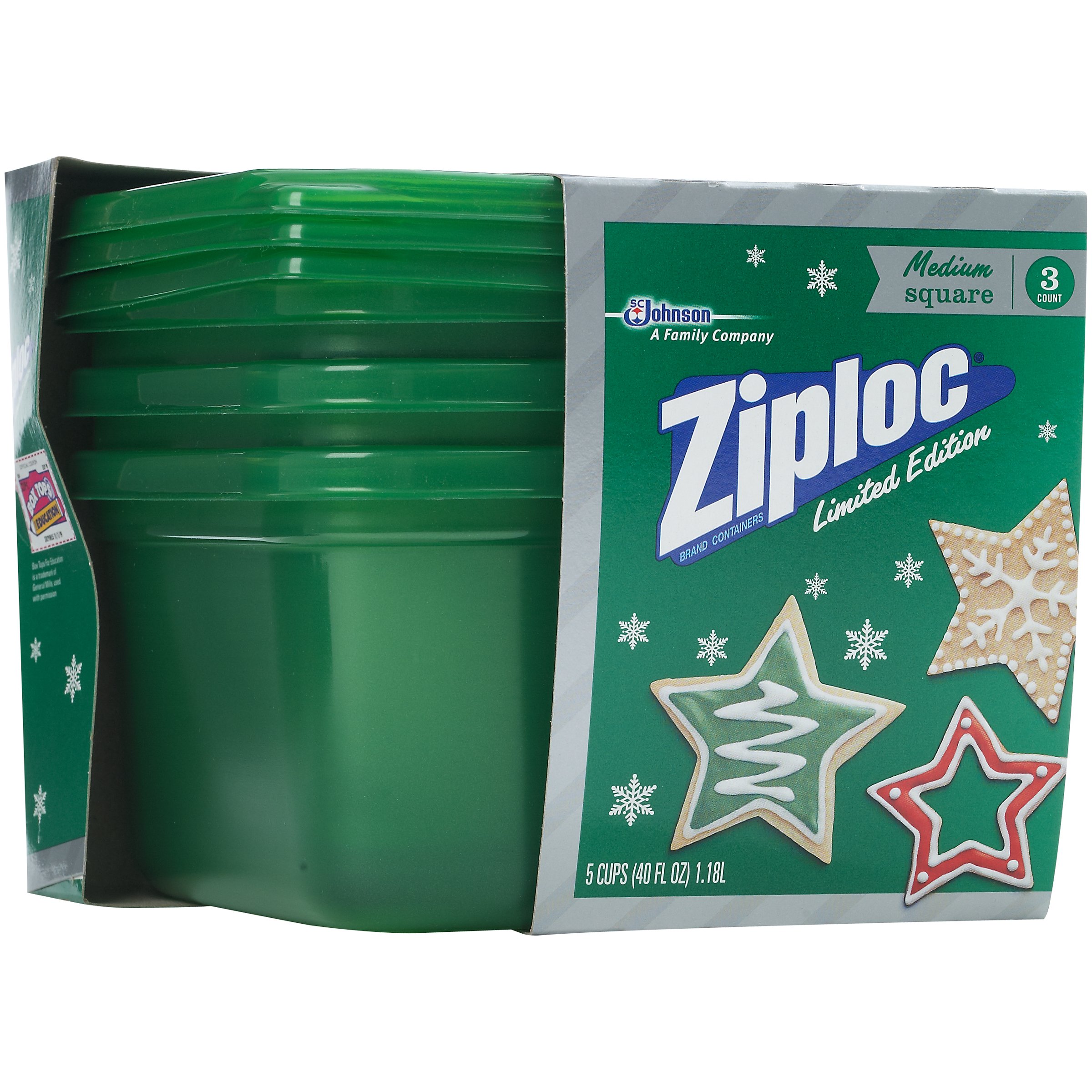 Ziploc Green Square Containers, 1 ct - Kroger