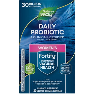 Nature's Way Fortify Women's 30 Billion Probiotic + Prebiotics Capsules