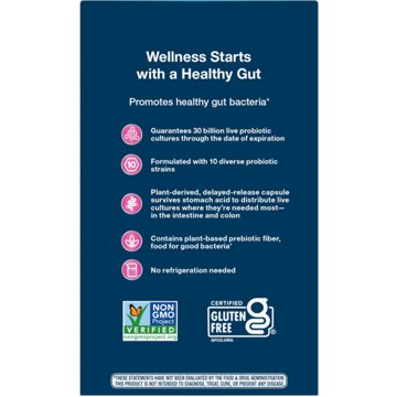 Nature's Way Fortify Women's 30 Billion Probiotic + Prebiotics Capsules