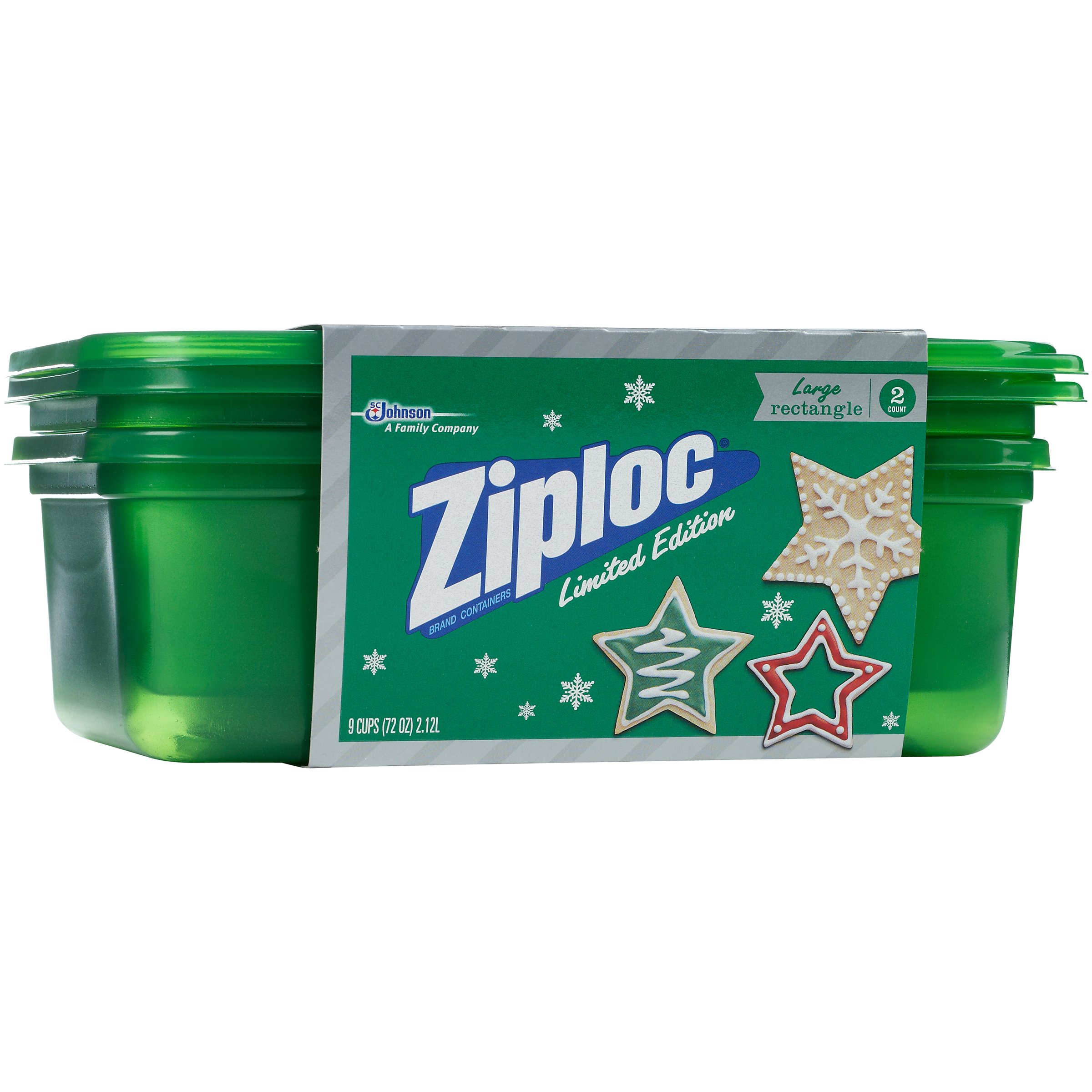 Ziploc Large Rectangular Green Container Shop Kitchen & Dining at HEB
