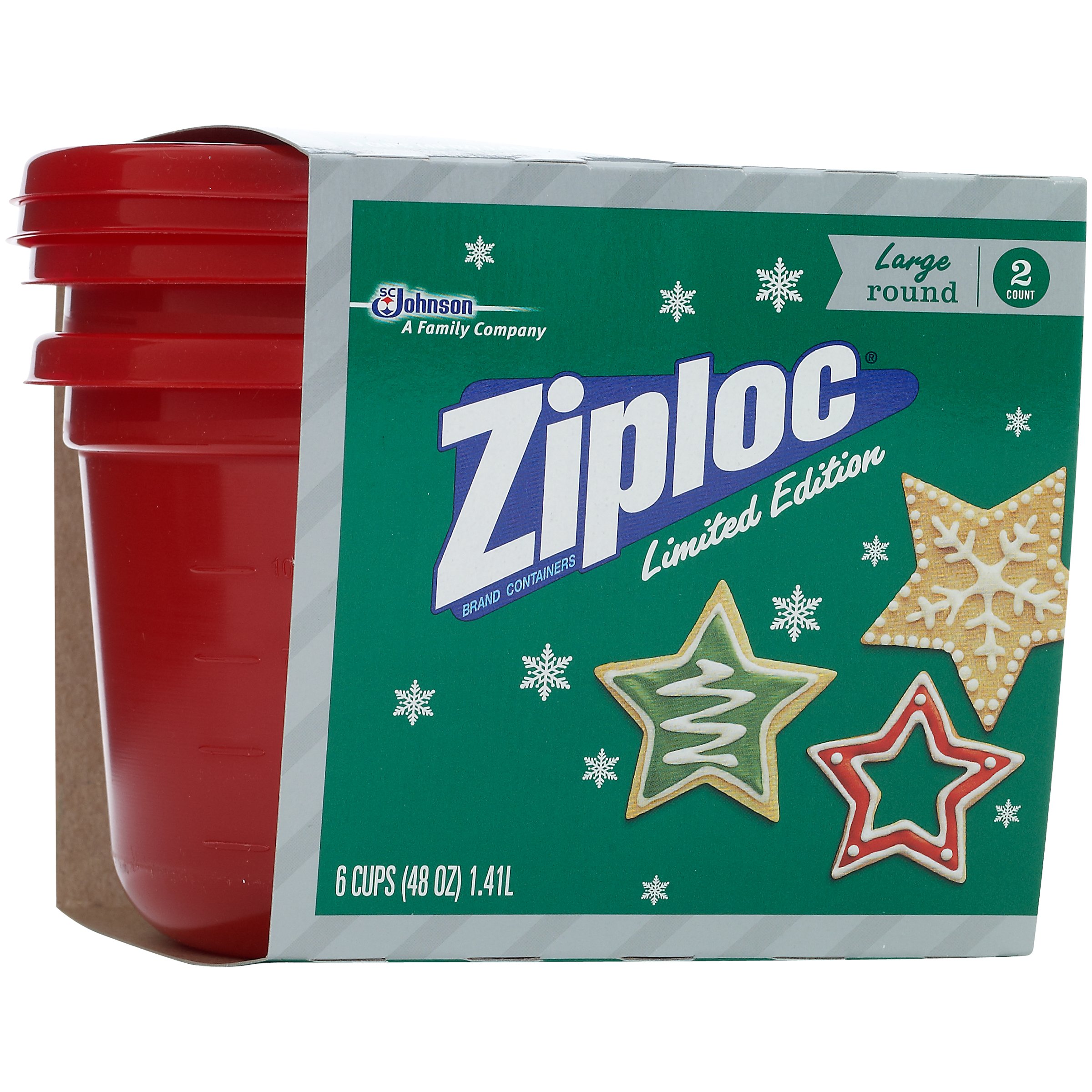 Ziploc Large Round Red Container Shop Food Storage at HEB