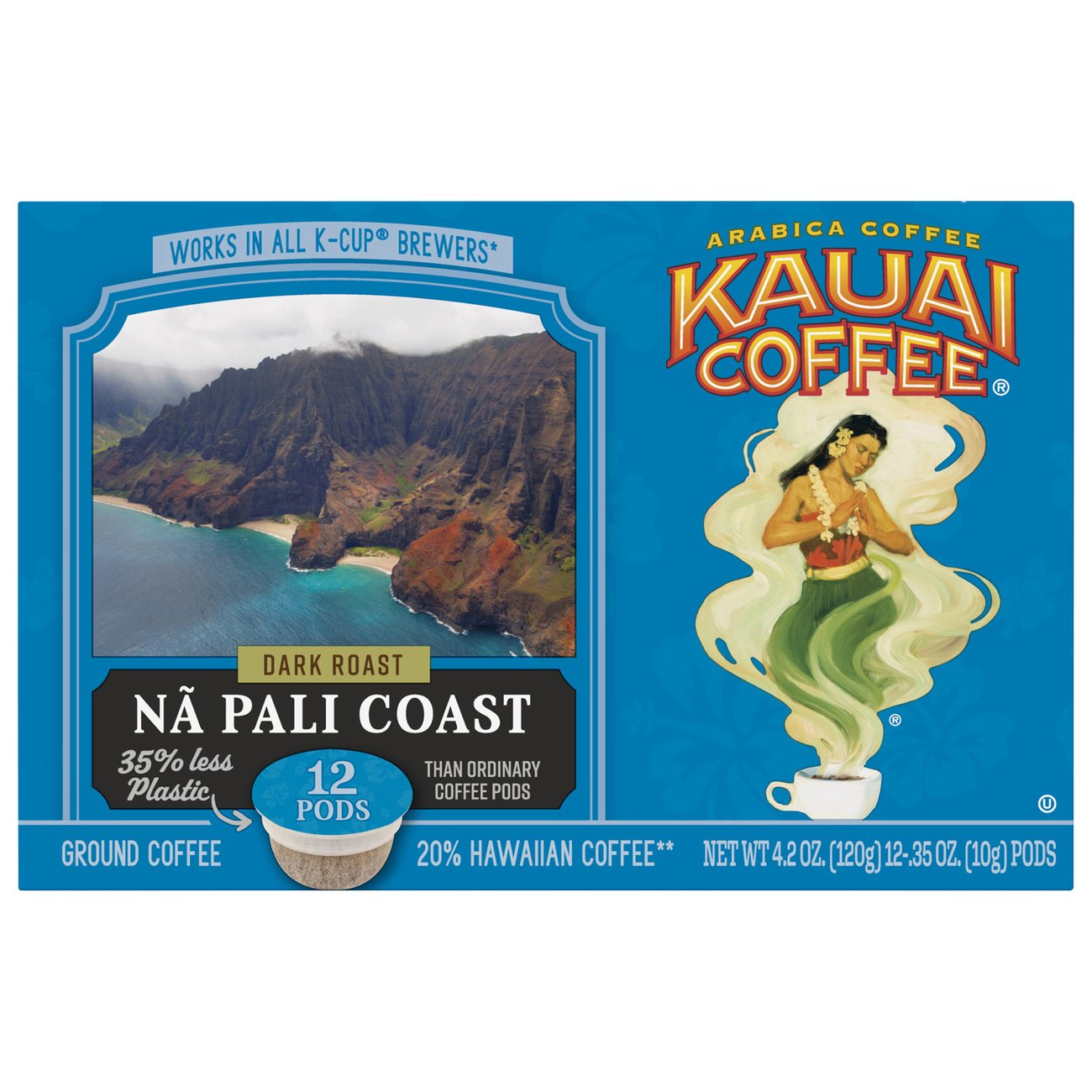 Kauai Coffee Na Pali Coast Dark Roast Single Serve Coffee Cups Shop
