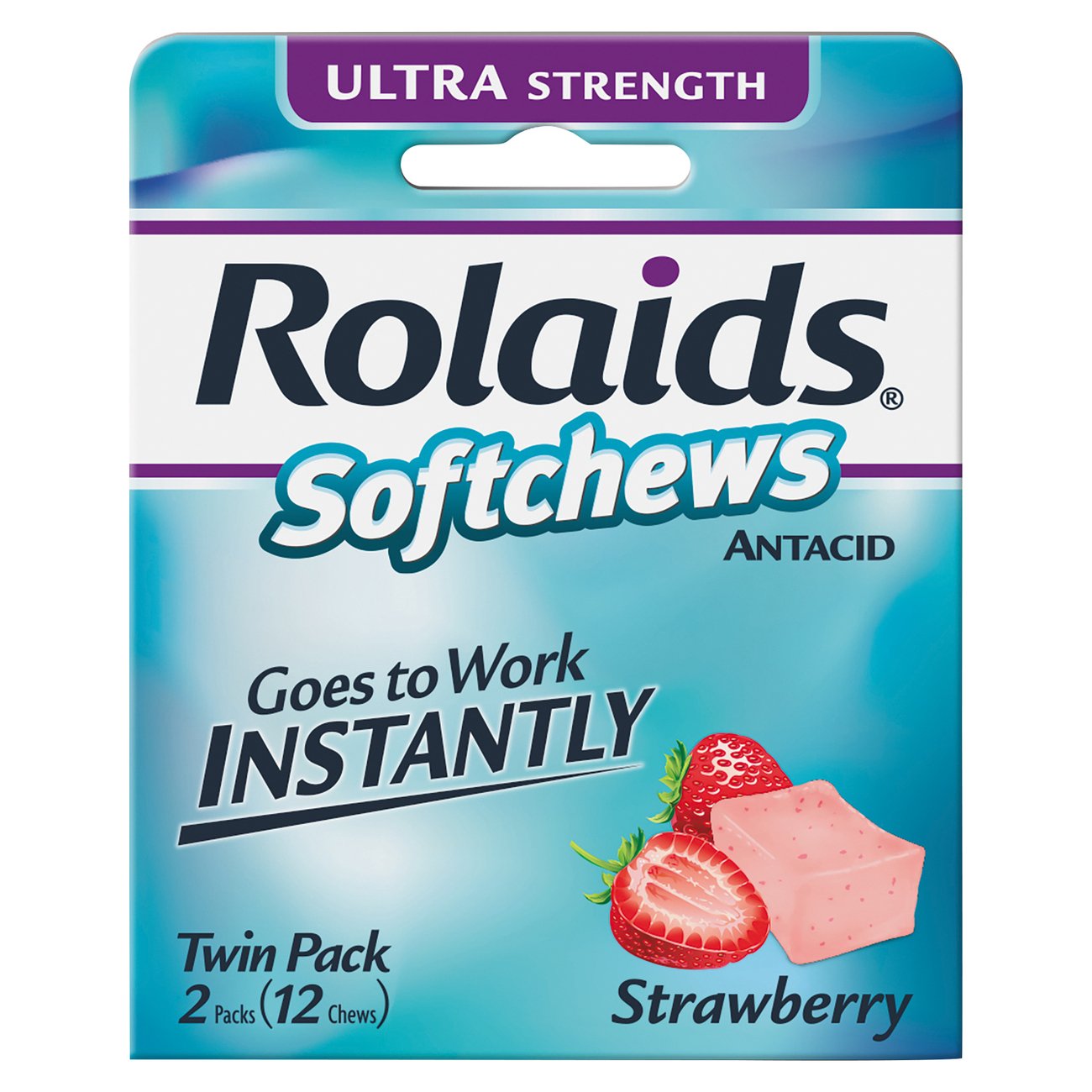 Rolaids Softchews Antacid Twin Pack - Strawberry - Shop Digestion ...