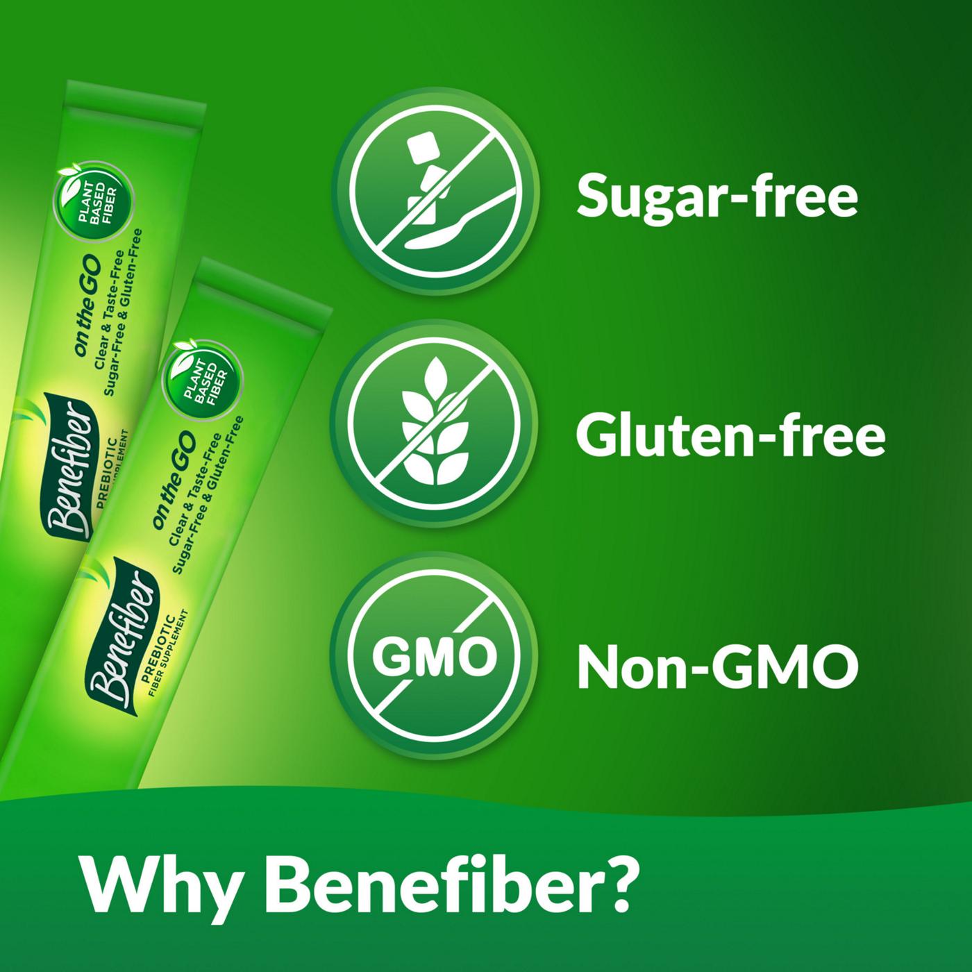 Benefiber On The Go Prebiotic Fiber Supplement Powder Packets; image 6 of 9