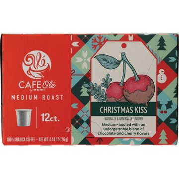 CAFE Olé by H-E-B Christmas Kiss Medium Roast Coffee Single Serve Cups