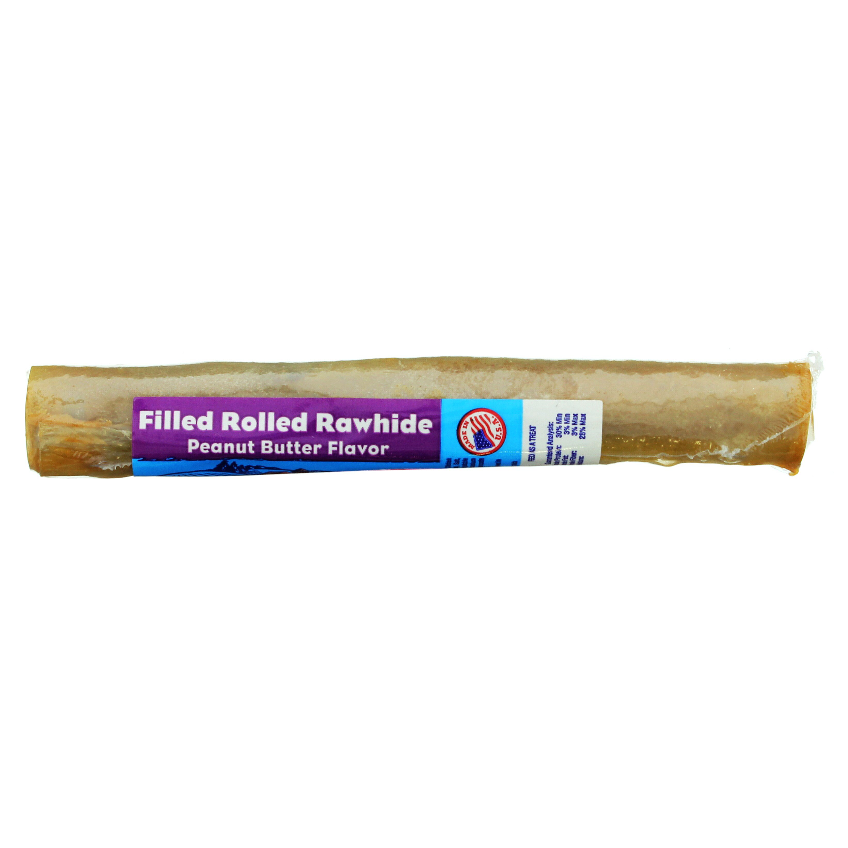 Redbarn Peanut Butter Filled Rolled Rawhide Dog Treat Shop Bones & Rawhides at HEB