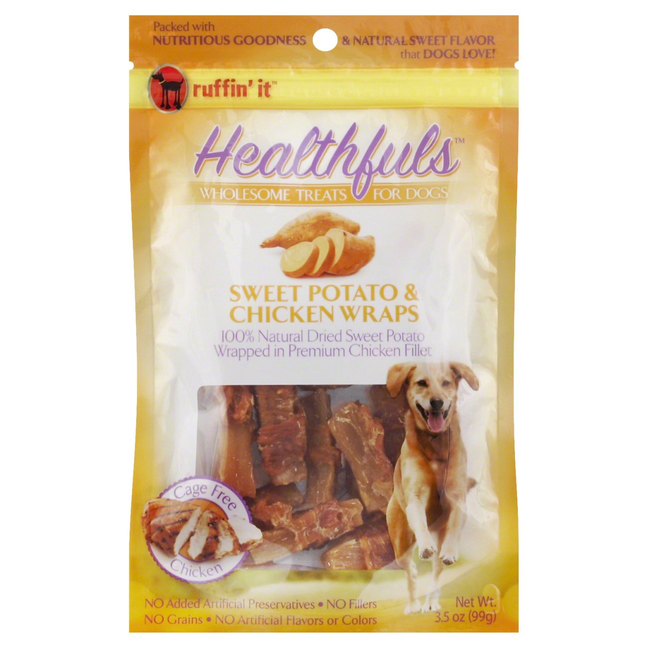 Ruffin' It Healthfuls Sweet Potato and Chicken Wraps Shop Bones & Rawhides at HEB