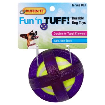 Ruffin' It Mighty Tuff Tennis Ball, Assorted Colors, EACH