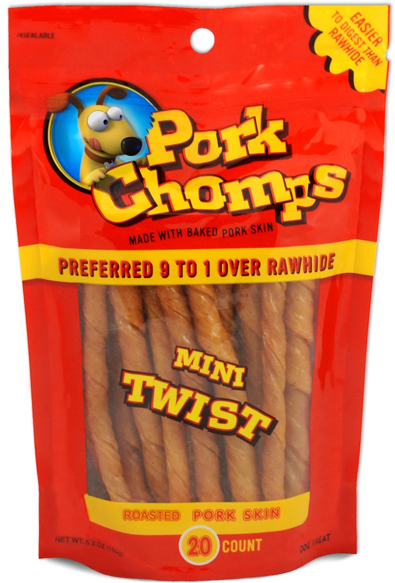 Pork Chomps Smoked Pork Skin Twistz Shop Bones & rawhides at HEB