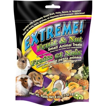 Brown's Extreme! Fruit & Nut Small Animal Treats, 6 oz