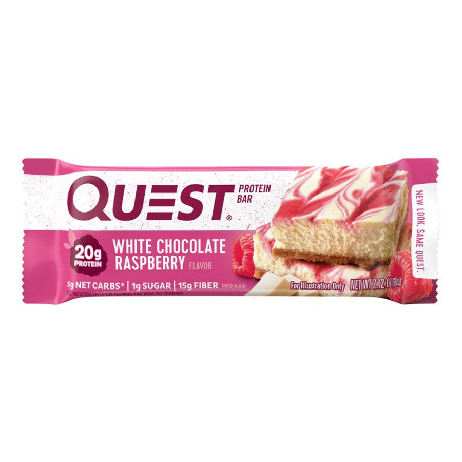 Quest White Chocolate Raspberry Protein Bar Shop Granola Snack Bars At H E B