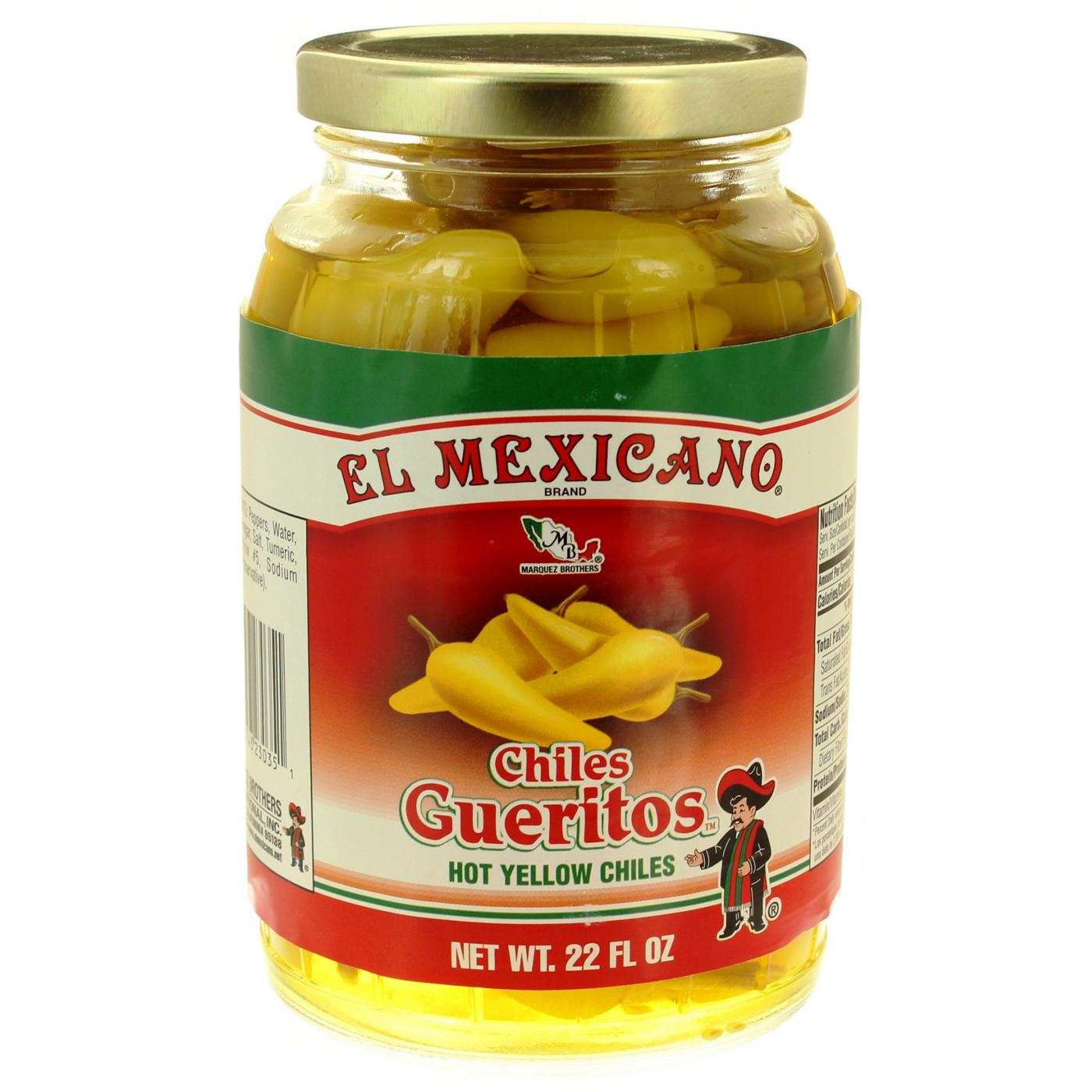 El Mexicano Chiles Gueritos, Hot Yellow Chiles; image 1 of 2