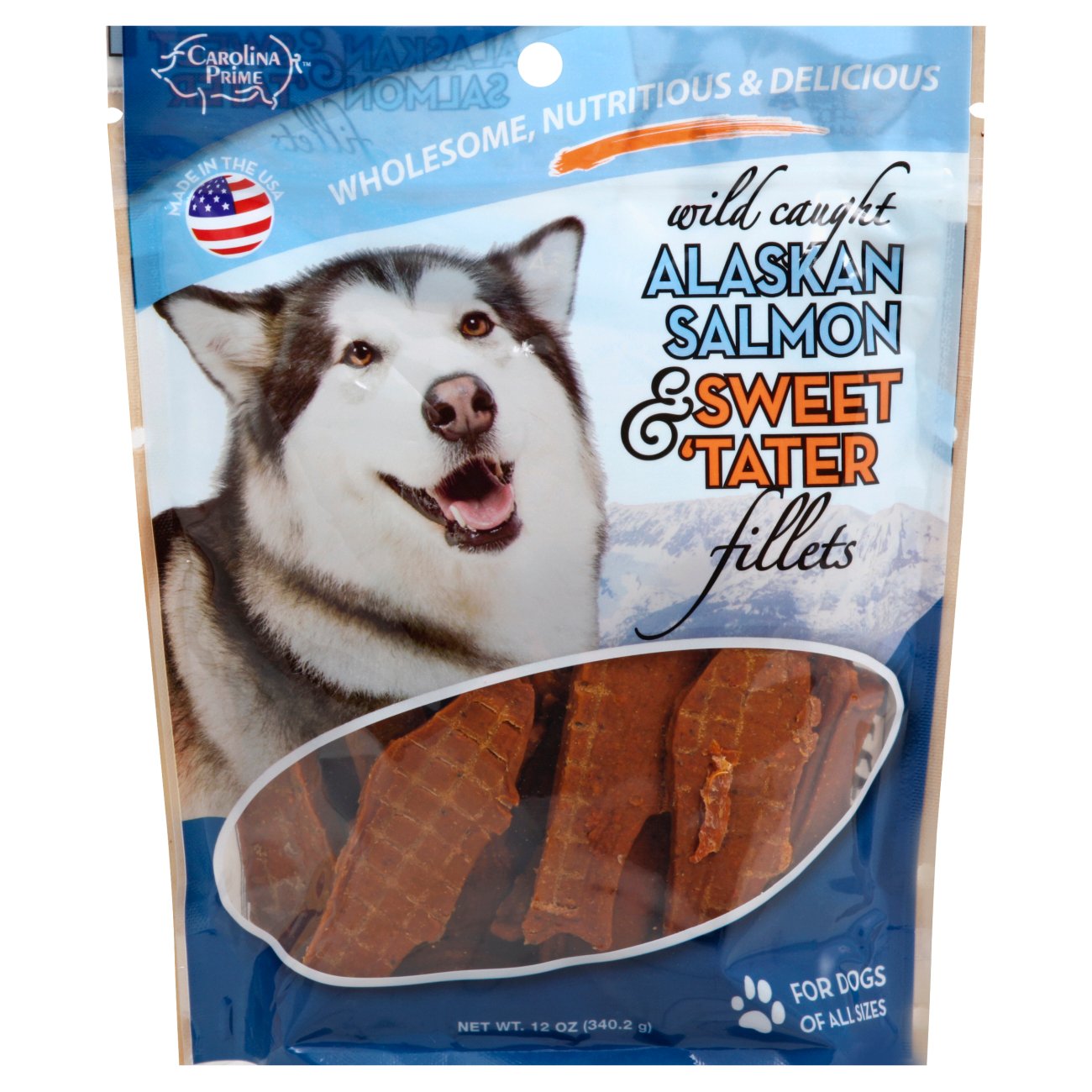 Lakse kronch outlet salmon dog treats