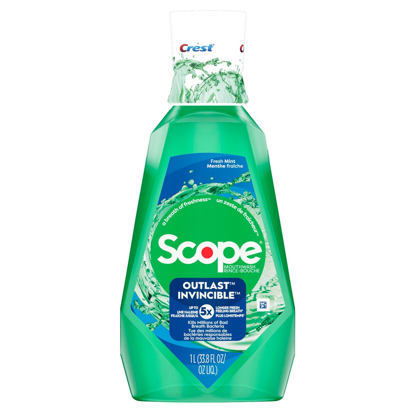 Crest Scope Outlast Long Lasting Mouthwash Mint; image 5 of 7