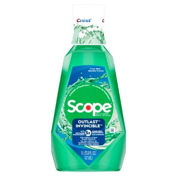 Crest Scope Outlast Long Lasting Mouthwash Mint, 33.8 oz