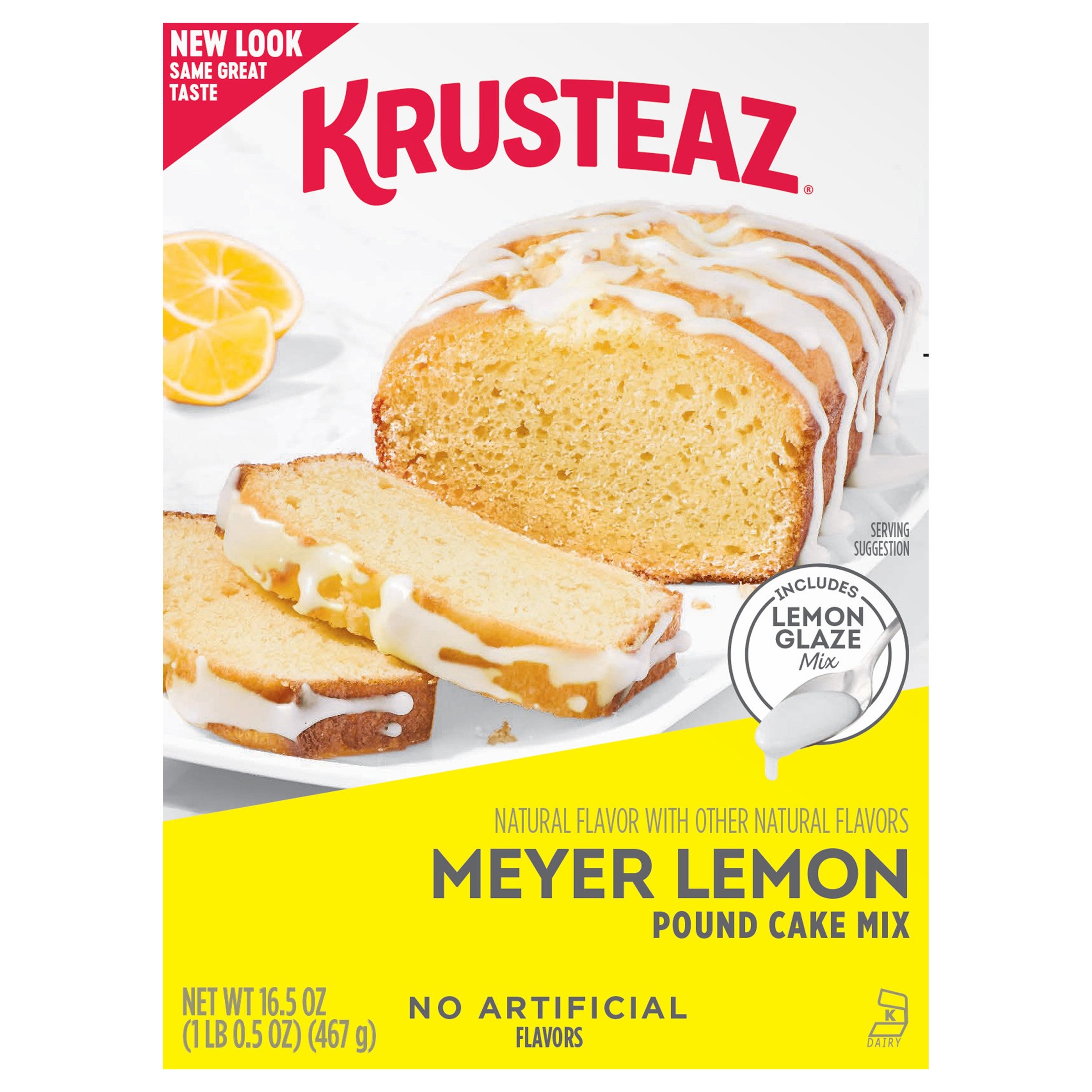Krusteaz Meyer Lemon Pound Cake Mix Shop Baking Ingredients at HEB