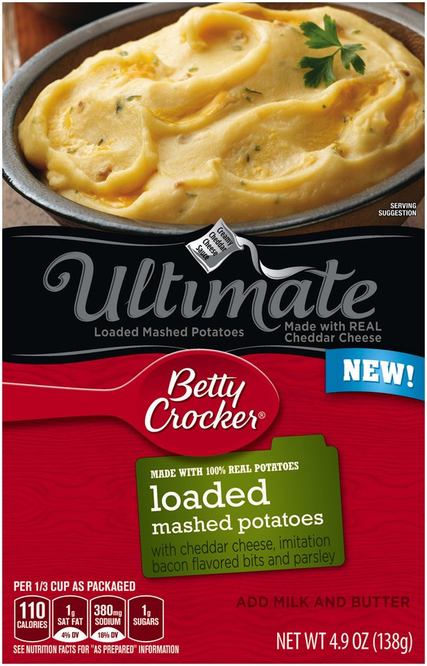 Betty Crocker Ultimate Loaded Mashed Potatoes Shop Pantry Meals at HEB
