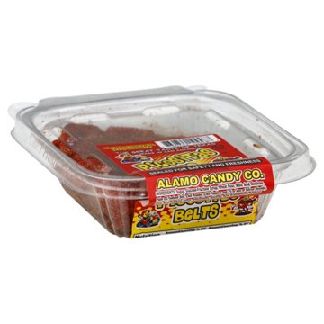 Alamo Candy Co. Picositas Belts Tub, 5 oz