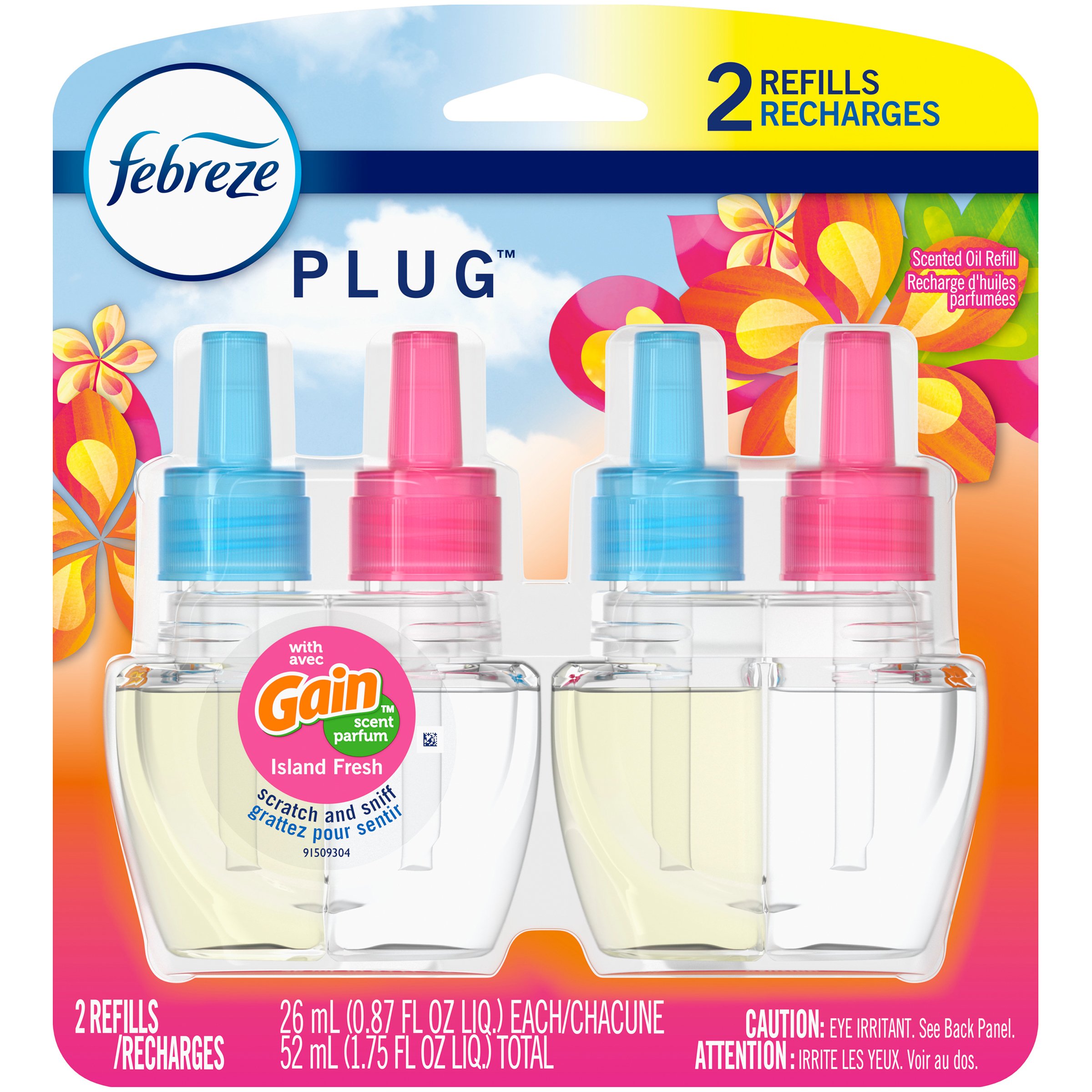 Febreze Plug Island Fresh Scented Oil Refill Shop Air Fresheners at HEB