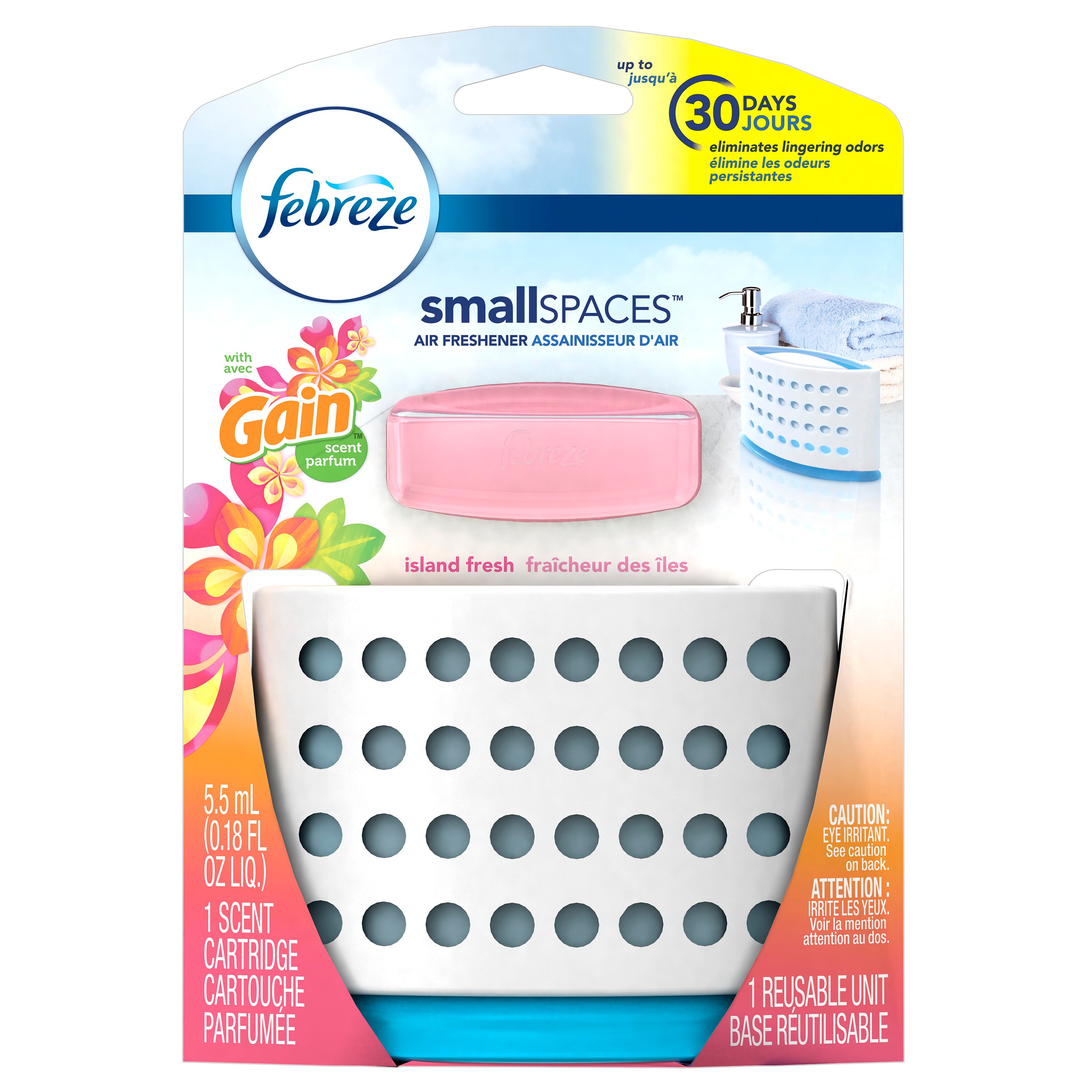Febreze Small Spaces Gain Island Fresh Air Freshener Starter Kit Shop