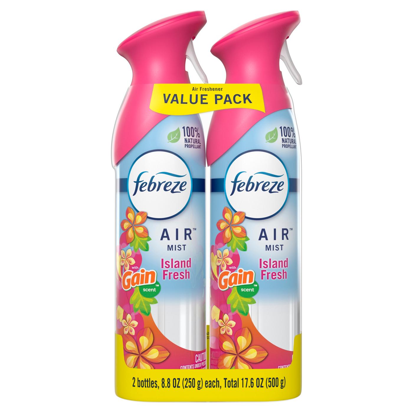 Febreze Air Freshener Spray - Odor-Fighting Room Spray - Gain Island Fresh Scent; image 7 of 7